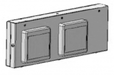 Изображение Панель для нижних полок с розетками (4 шт) 300x66x110 мм