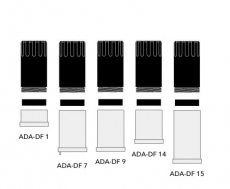 Изображение ADA-DF9 адаптер для крепления датчиков IQ в проточной арматуре,нержавеющая сталь.