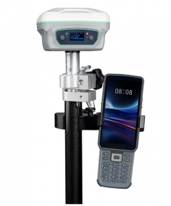 Комплект GNSS-приёмник RGK SR1 с контроллером RGK SC100 и вехой RGK GLS 25
