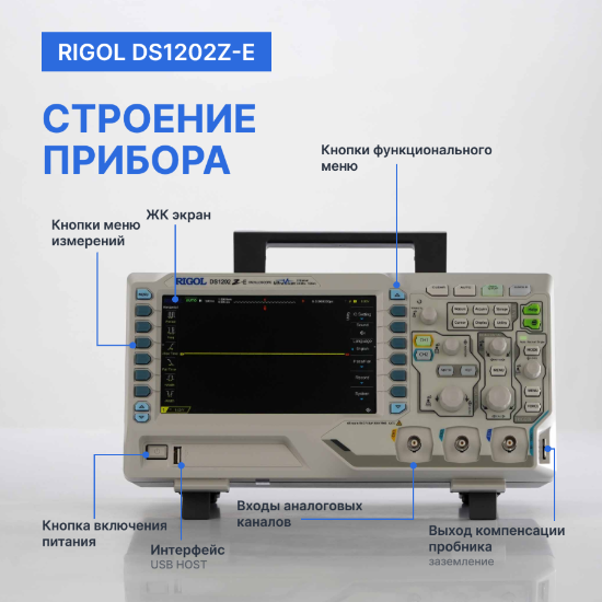 Rigol DS1202Z-E цифровой осциллограф_7