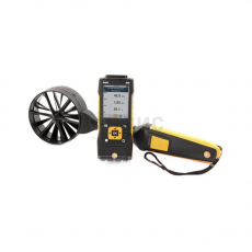 Изображение Прибор для измерения скорости воздуха и оценки качества воздуха в помещении, 3 батарейки AA, USB-кабель и заводской протокол калибровки testo 440