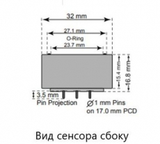 Сенсор электрохимический H2/C-1000 на водород (H2, 0-1000ppm)