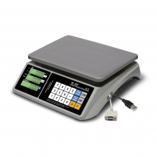 Торговые настольные весы M-ER 328 AC-15.2 TOUCH-M LCD RS232 и USB