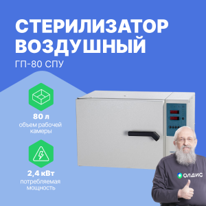 Стерилизатор воздушный модель Бюджетный ГП-80 СПУ
