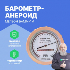 Барометр-анероид метеорологический МЕГЕОН БАММ-1М