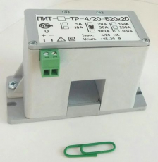 Изображение Разъемный преобразователь измерительный переменного тока ПИТ-5-ТР-4/20-Б20х20