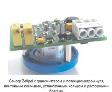 Изображение Сенсор термокаталитический Zellpell с трансмиттером (передатчиком) 4-20 мA на горючие газы (CO, 0-100% НПВ)