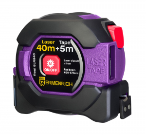 Рулетка с лазерным дальномером Ermenrich Reel SLR540