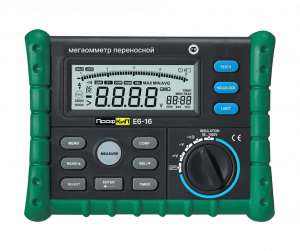 ПрофКиП Е6-16 Мегаомметр цифровой (250В ... 2500В)