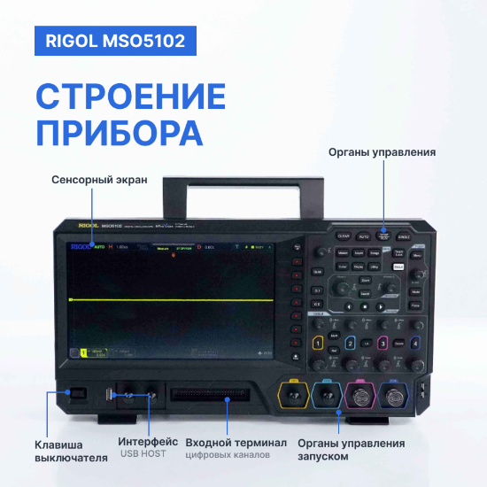 Осциллограф цифровой двухканальный MSO5102_4