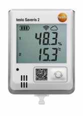 WiFi-логгер данных testo Saveris 2-H1 с дисплеем и встроенным сенсором температуры/влажности