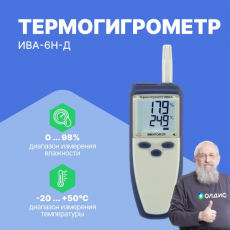 Изображение Термогигрометр ИВА-6Н-Д