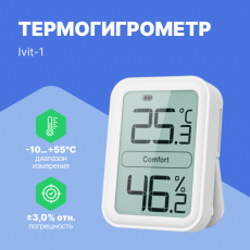 Изображение Термогигрометр Ivit-1