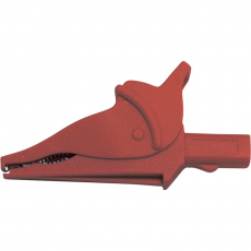 Изображение Зажим изолированный типа "крокодил", d30, красный