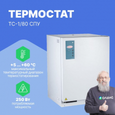 Изображение Термостат электрический суховоздушный ТС-1/80 СПУ