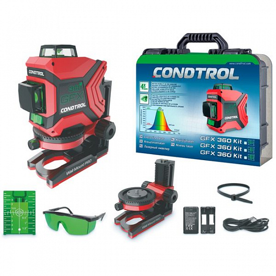 Лазерный нивелир CONDTROL GFX 360-2 Kit_3