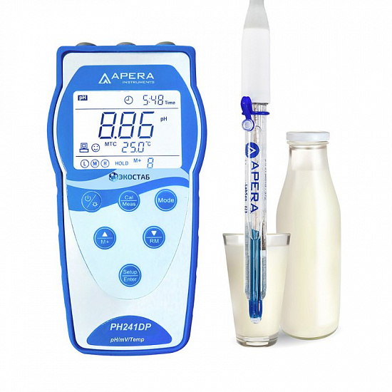PH241DP Портативный pH-метр ЭКОСТАБ_1