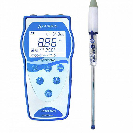 PH241MS Портативный pH-метр ЭКОСТАБ_1
