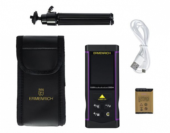 Лазерная рулетка Ermenrich PRO LR200, с камерой_3