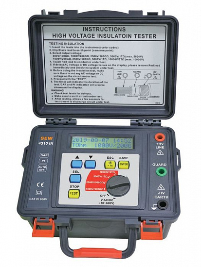 Измеритель сопротивления изоляции SEW 4310 IN_1
