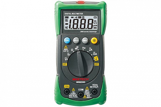 MS8233D Mastech цифровой мультиметр_1