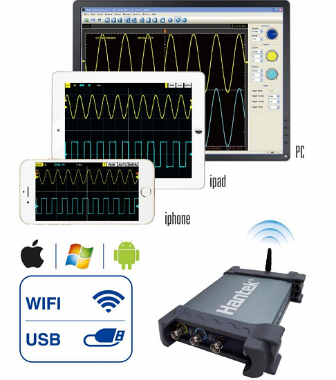 USB осциллограф iDSO-1070A_1