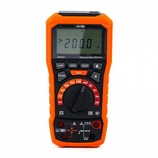 VERDO IH6301 Измеритель сопротивления изоляции (Мегаомметр) до 1000В_2