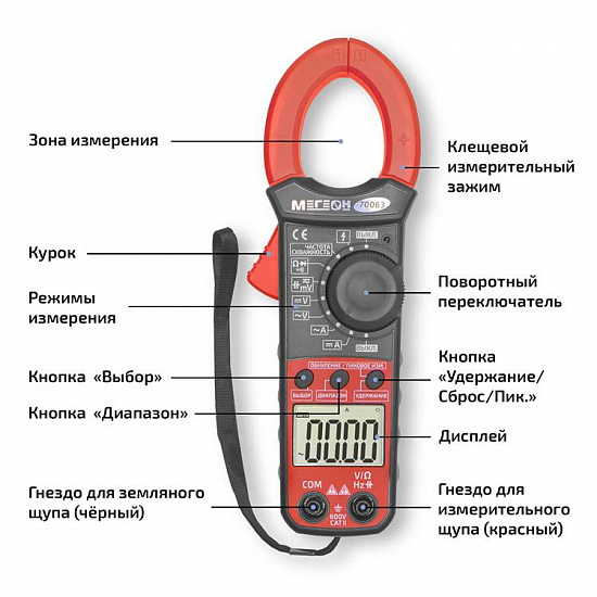 МЕГЕОН 70063 Клещи токоизмерительные_4