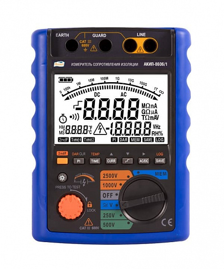 Измеритель сопротивления изоляции АКИП-8606/1_1