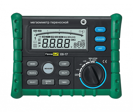 ПрофКиП Е6-17 Мегаомметр цифровой (50В ... 1000В)_1