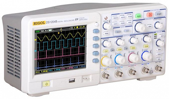 Осциллограф цифровой четырехканальный RIGOL DS1204B_1