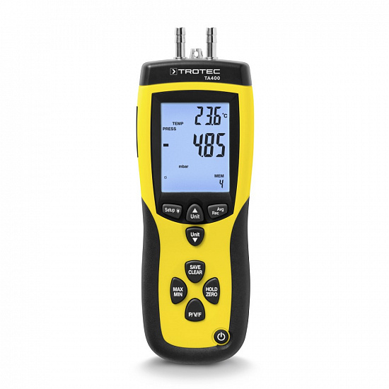 Дифманометр Trotec TA400 с трубкой Пито_3