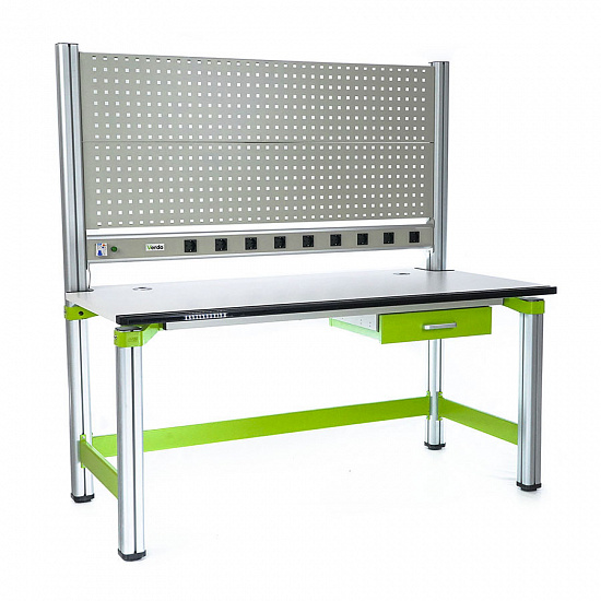 VERDO FIX-T16080-002 Стол радиомонтажника антистатический, 1600х800х1600, выдвижной ящик_3