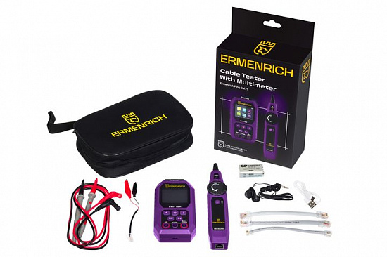 Кабельный тестер с мультиметром Ermenrich Ping SM75_5