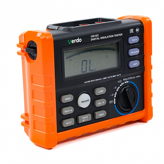 VERDO IH6102 Измеритель сопротивления изоляции (Мегаомметр) до 2500В_4
