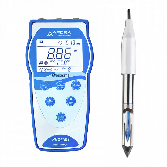 PH241MT Портативный pH-метр ЭКОСТАБ_1