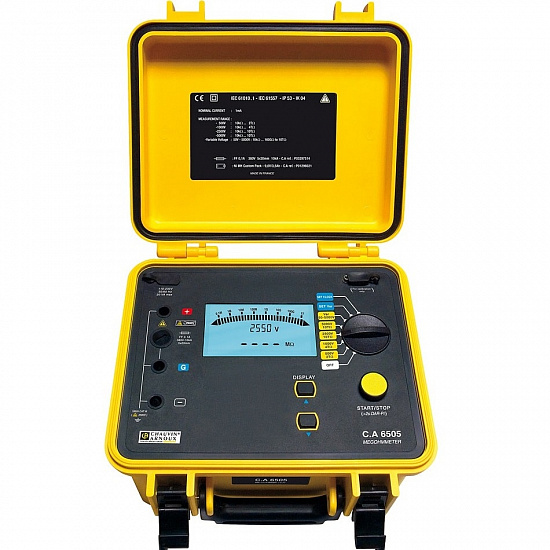 Измеритель сопротивления изоляции CA6505_1