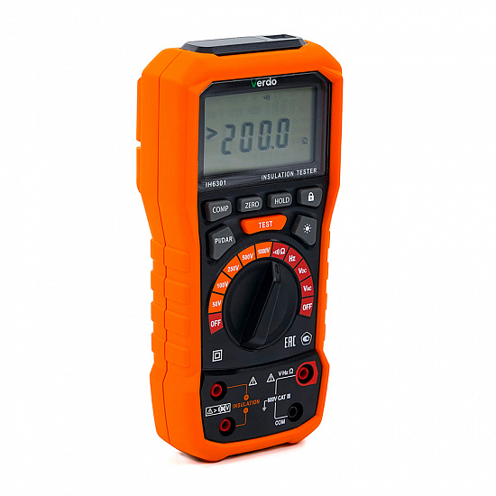 VERDO IH6301 Измеритель сопротивления изоляции (Мегаомметр) до 1000В_4