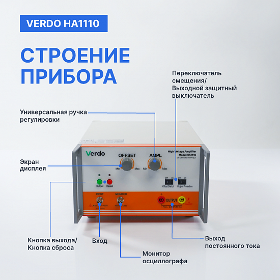 VERDO HA1110 Усилитель амплитудный, 200кГц, 1600 Вп-п_7