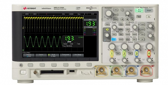 MSOX3104A Осциллограф смешанных сигналов_1